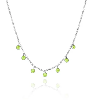 7 Stone Kathak Necklace Peridot