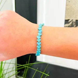 All Heart Bracelet - Turquoise