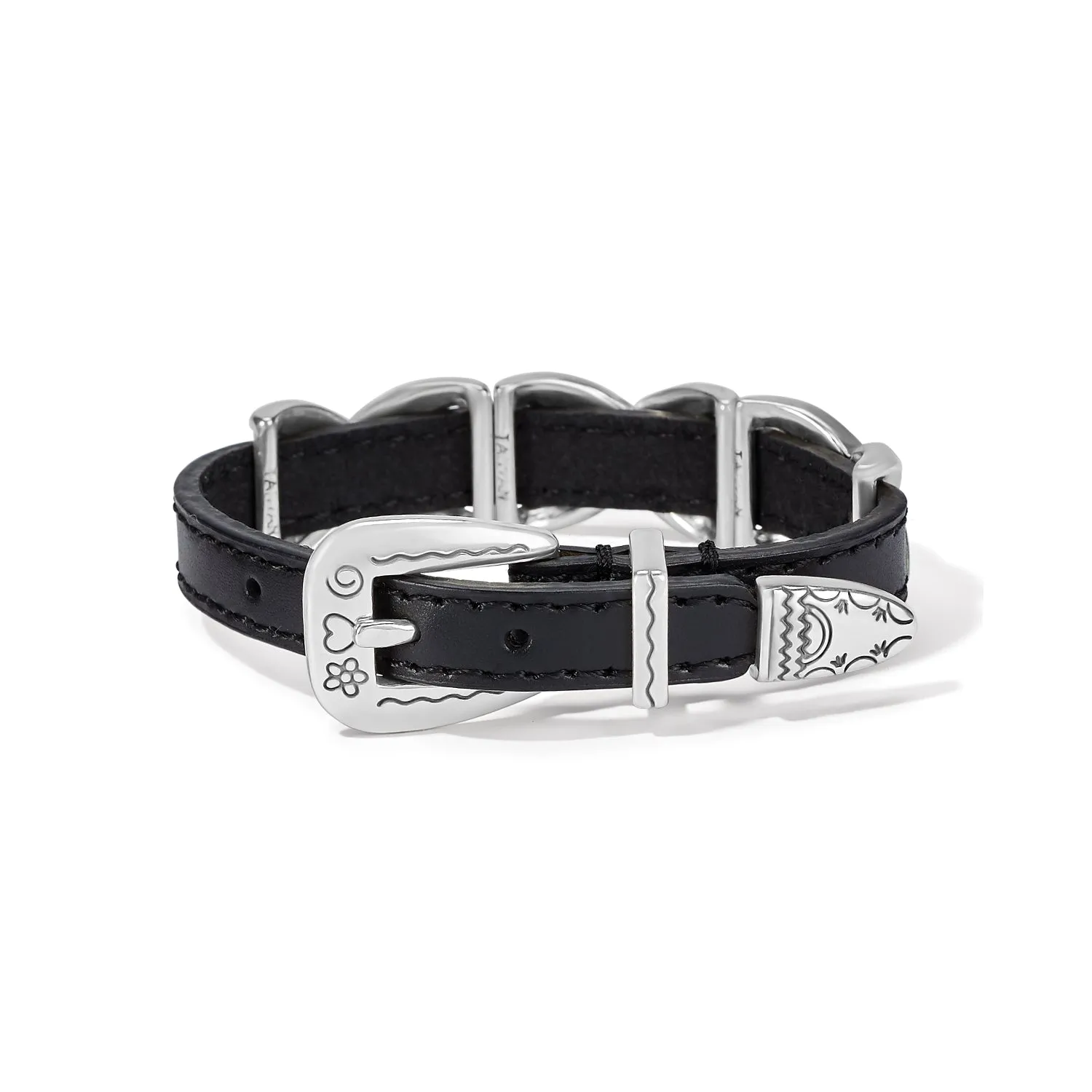 Black Kriss Kross Etched Bandit Bracelet