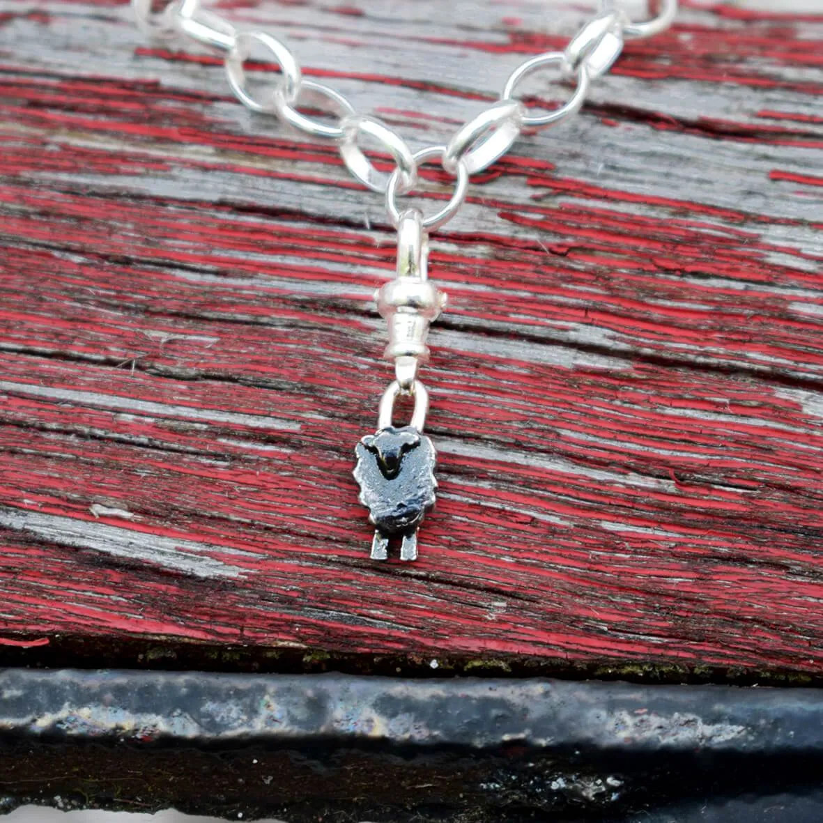 Black 'Wee Sheep' charm