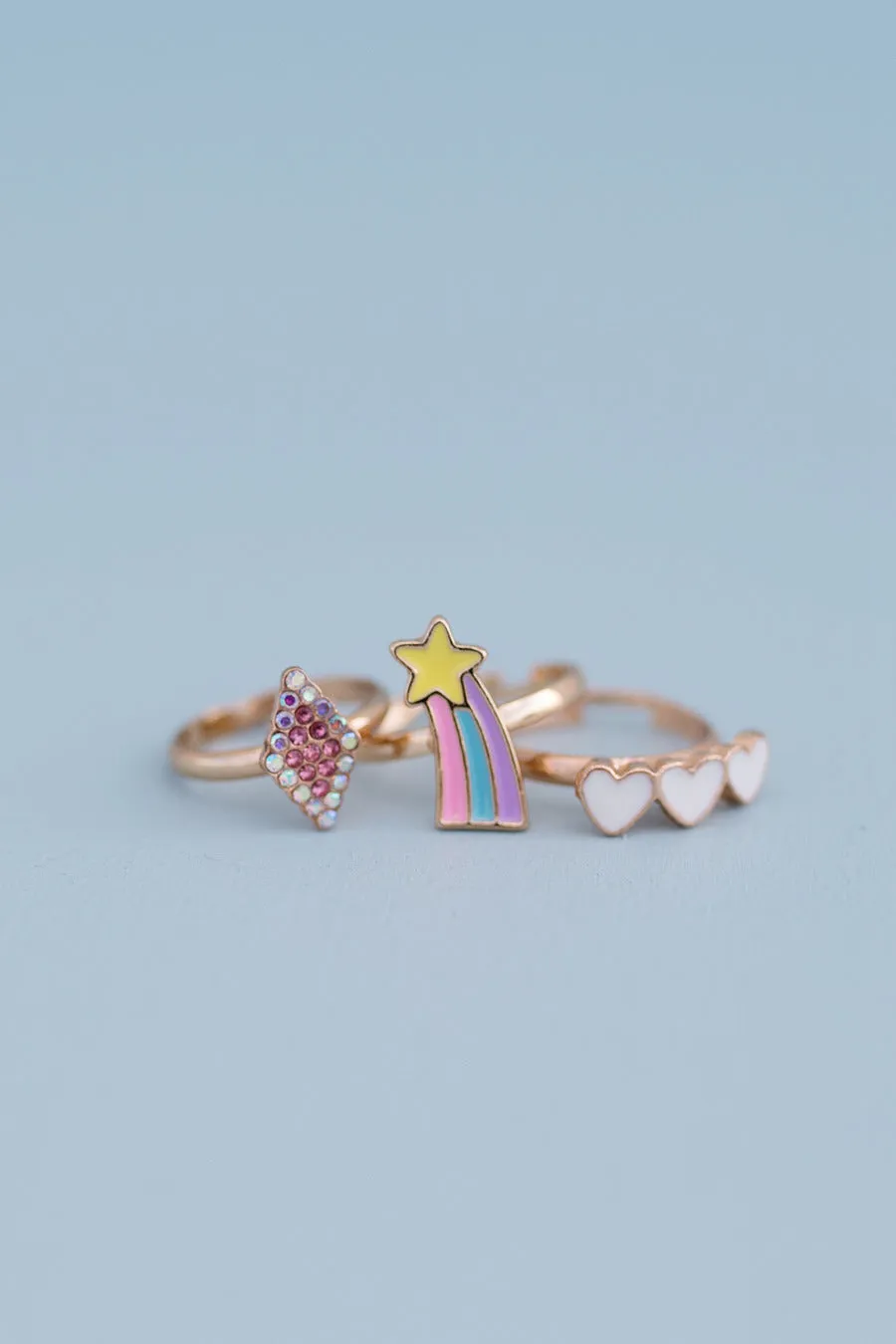 Boutique Heart Star Rings