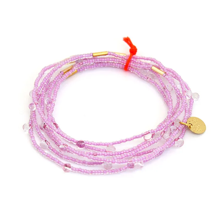 Candy Bracelets / Set of 6 / Violet