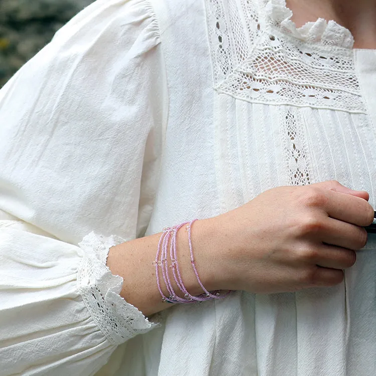 Candy Bracelets / Set of 6 / Violet