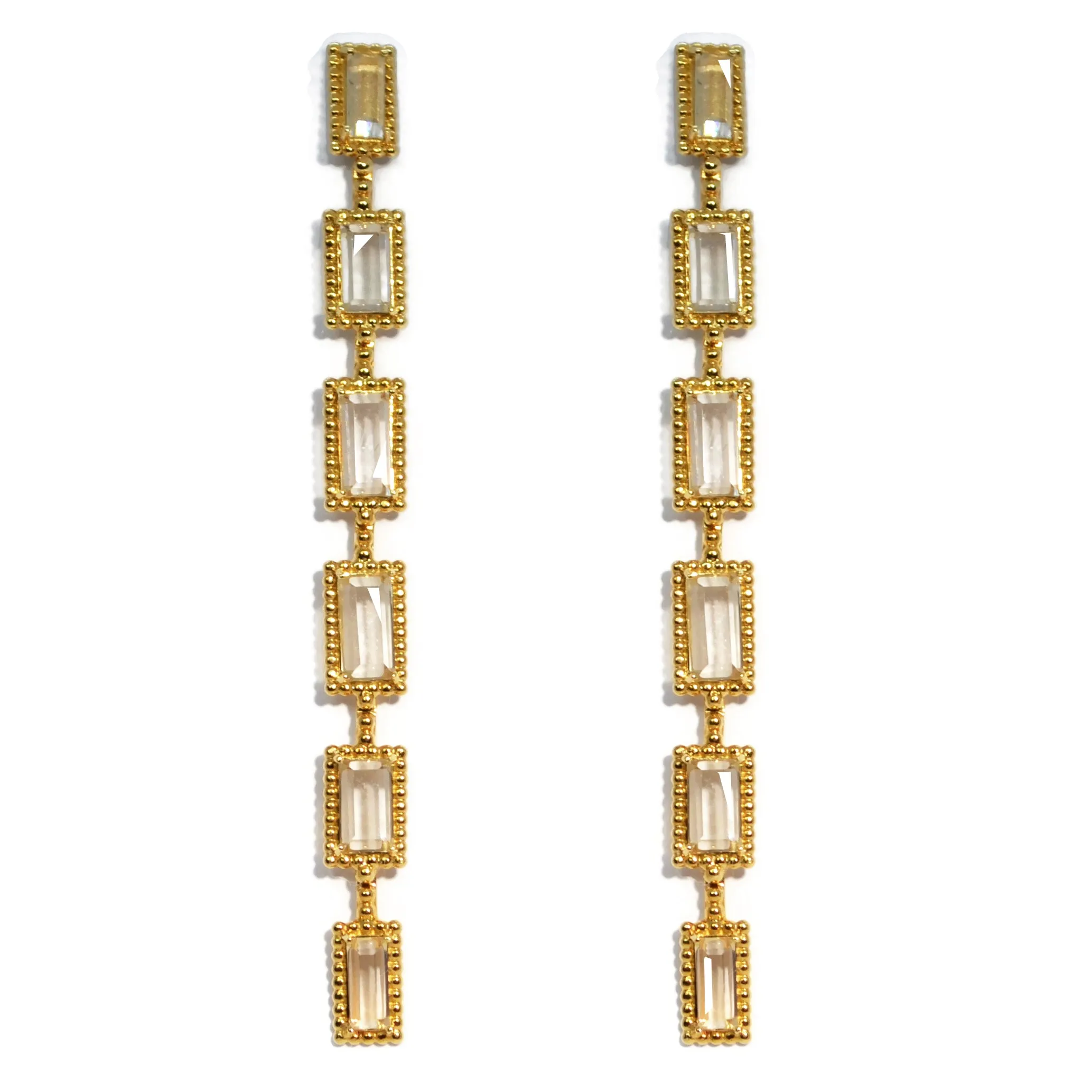 Carla Amorim - Destino - Drop Earrings, Topaz, 18k Yellow Gold