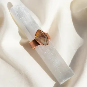 Citrine Electroform Rings