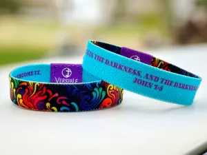 Coral Reef / John 1:5 Wristband