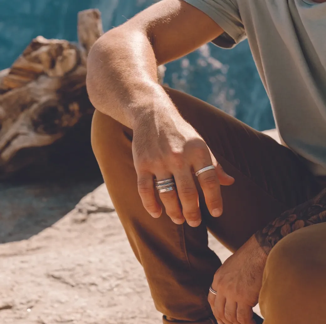 COURAGE Meditation Ring