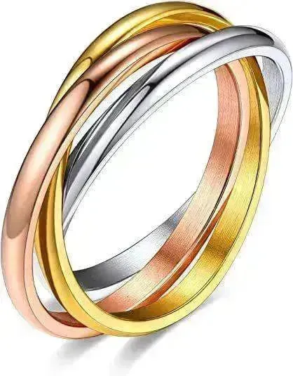 Creative Three-Rotating rings For Couple Personalized Anxiety Relief Rings