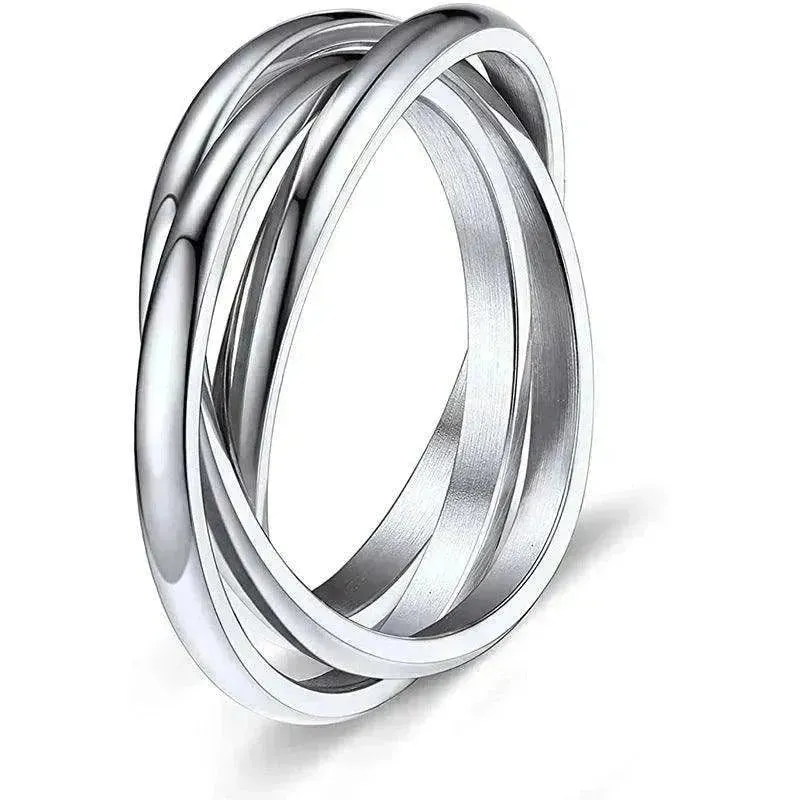 Creative Three-Rotating rings For Couple Personalized Anxiety Relief Rings