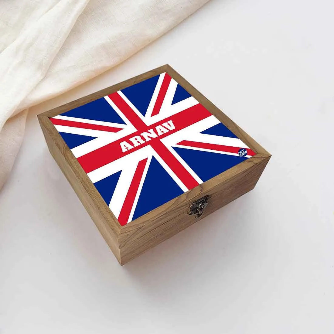 Customized Jewellery Box for Women - Union Jack Flag