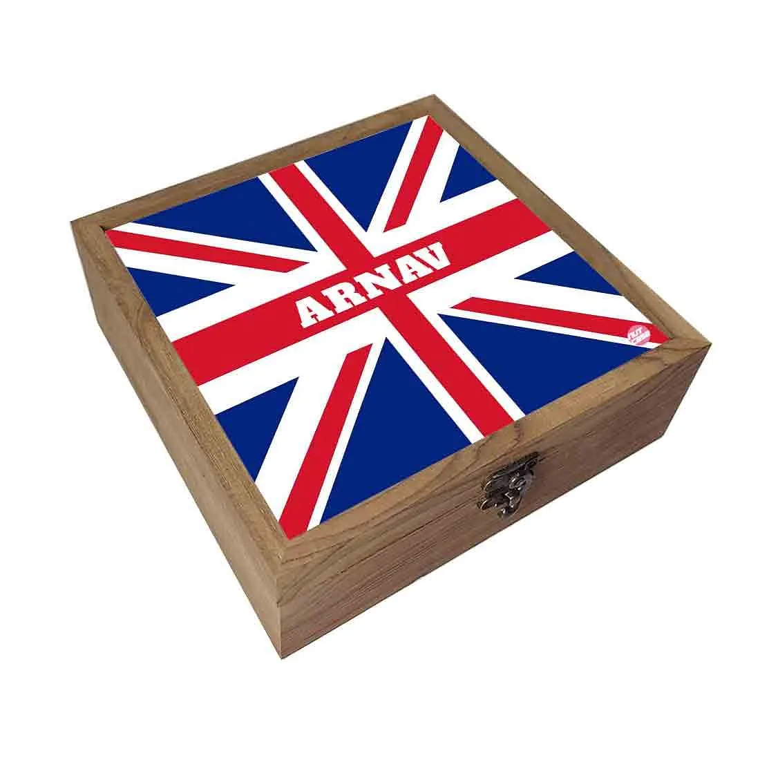 Customized Jewellery Box for Women - Union Jack Flag