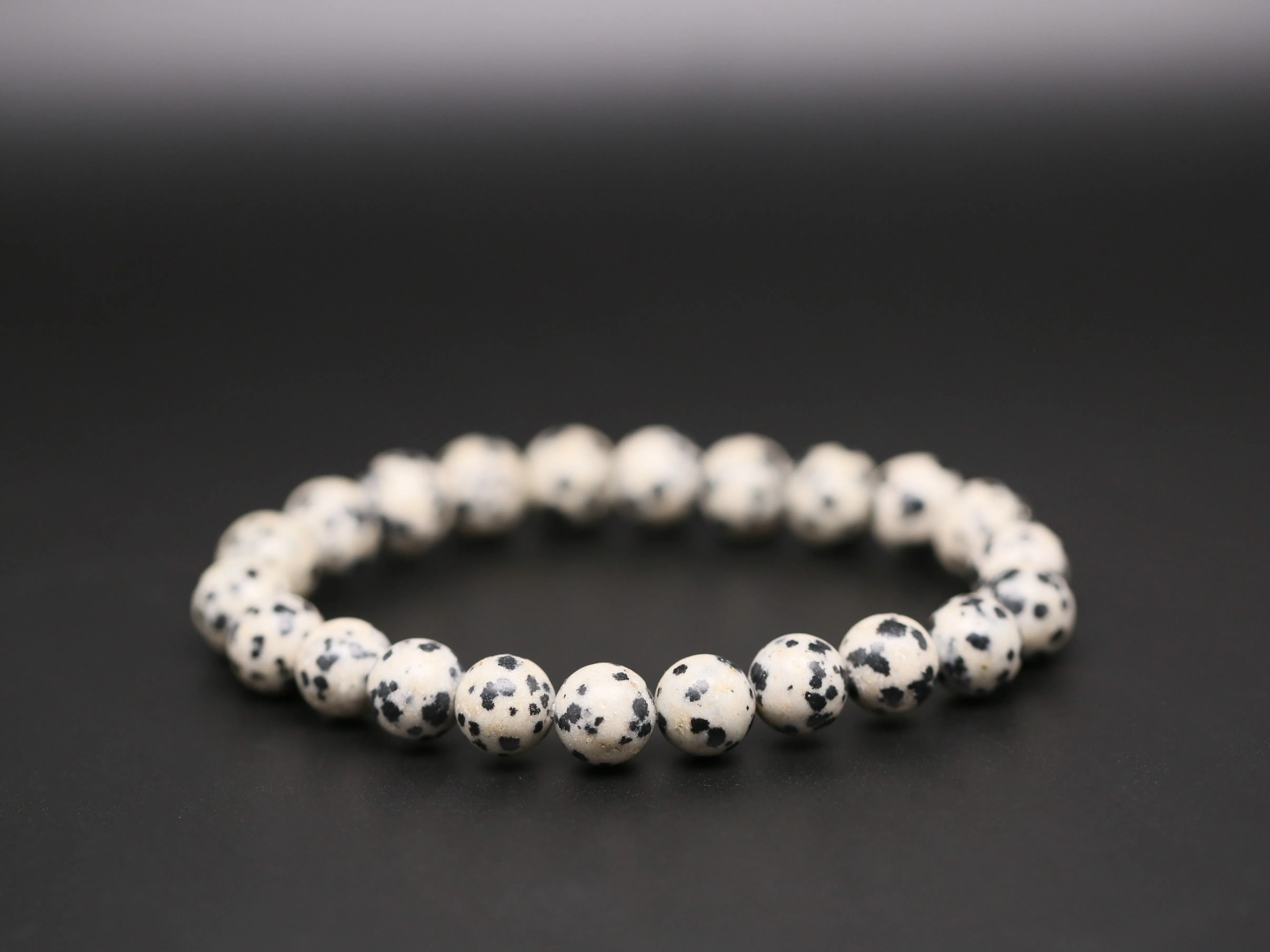 Dalmatian jasper bracelets