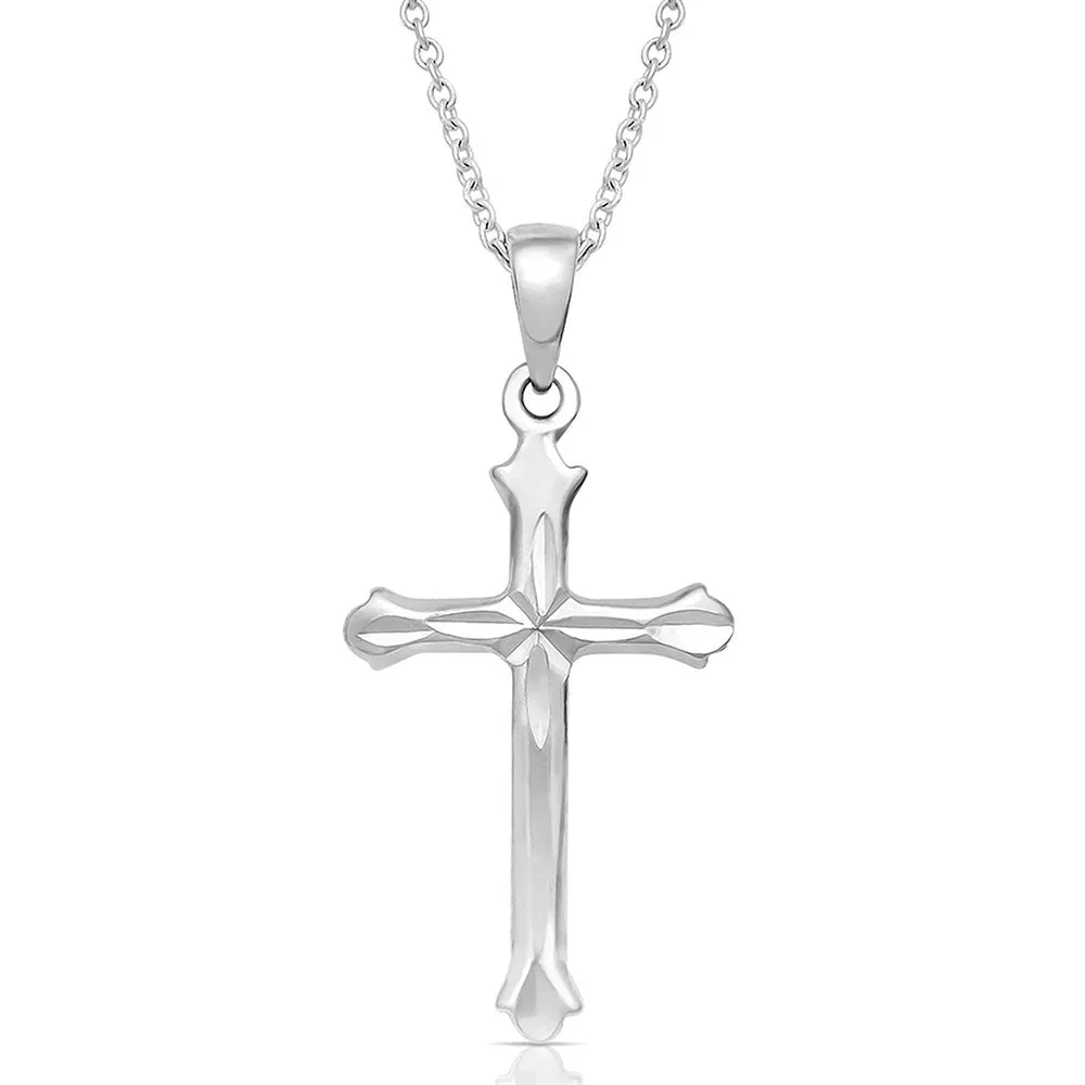 Delicate Cuts Cross Necklace NC4768