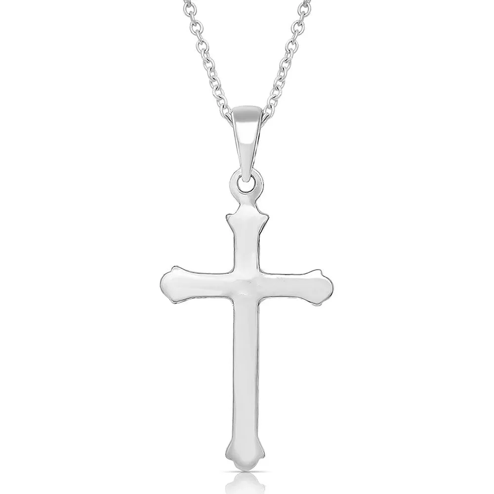 Delicate Cuts Cross Necklace NC4768