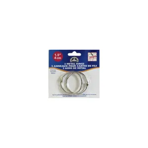 DMC #6109 - 1 1/2" Metal Craft Rings - 2 Pack