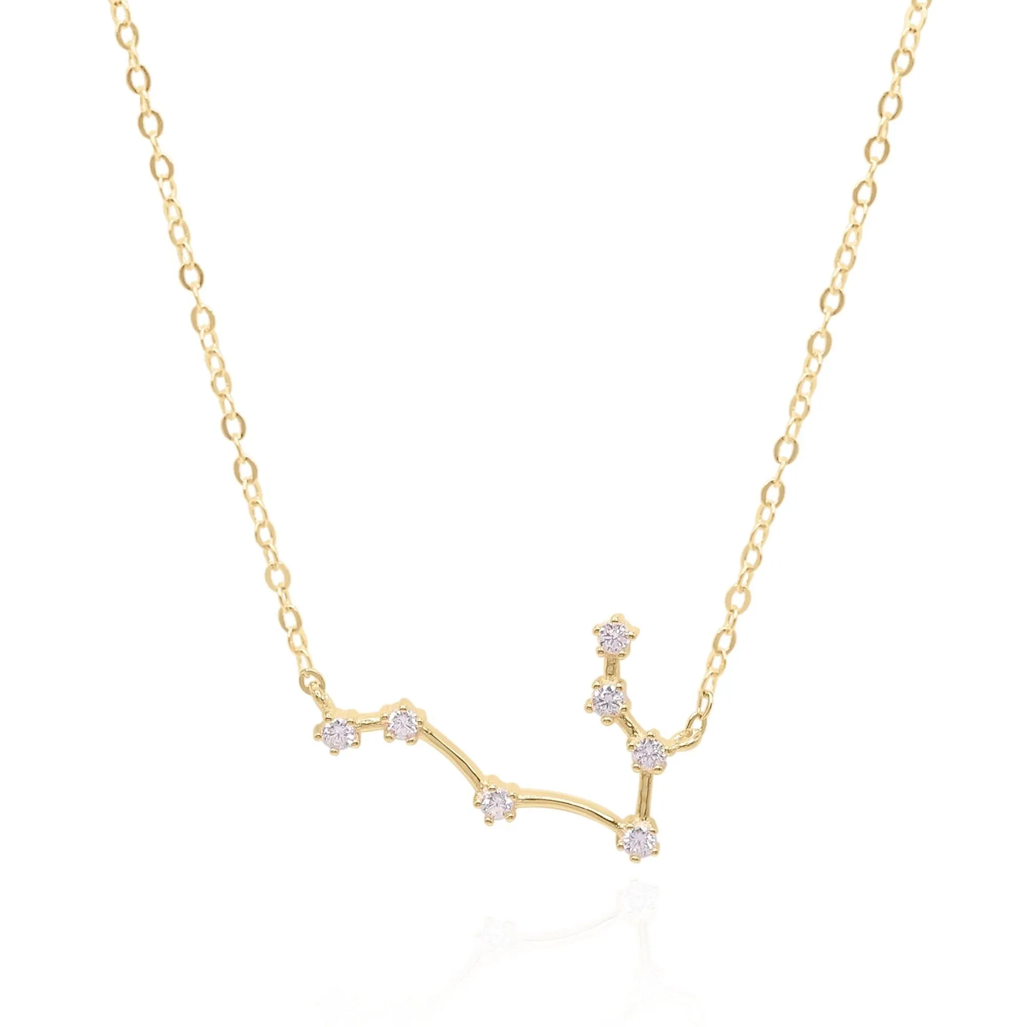 Esphyr Constellation Zodiac Necklace | 18K Gold Plated