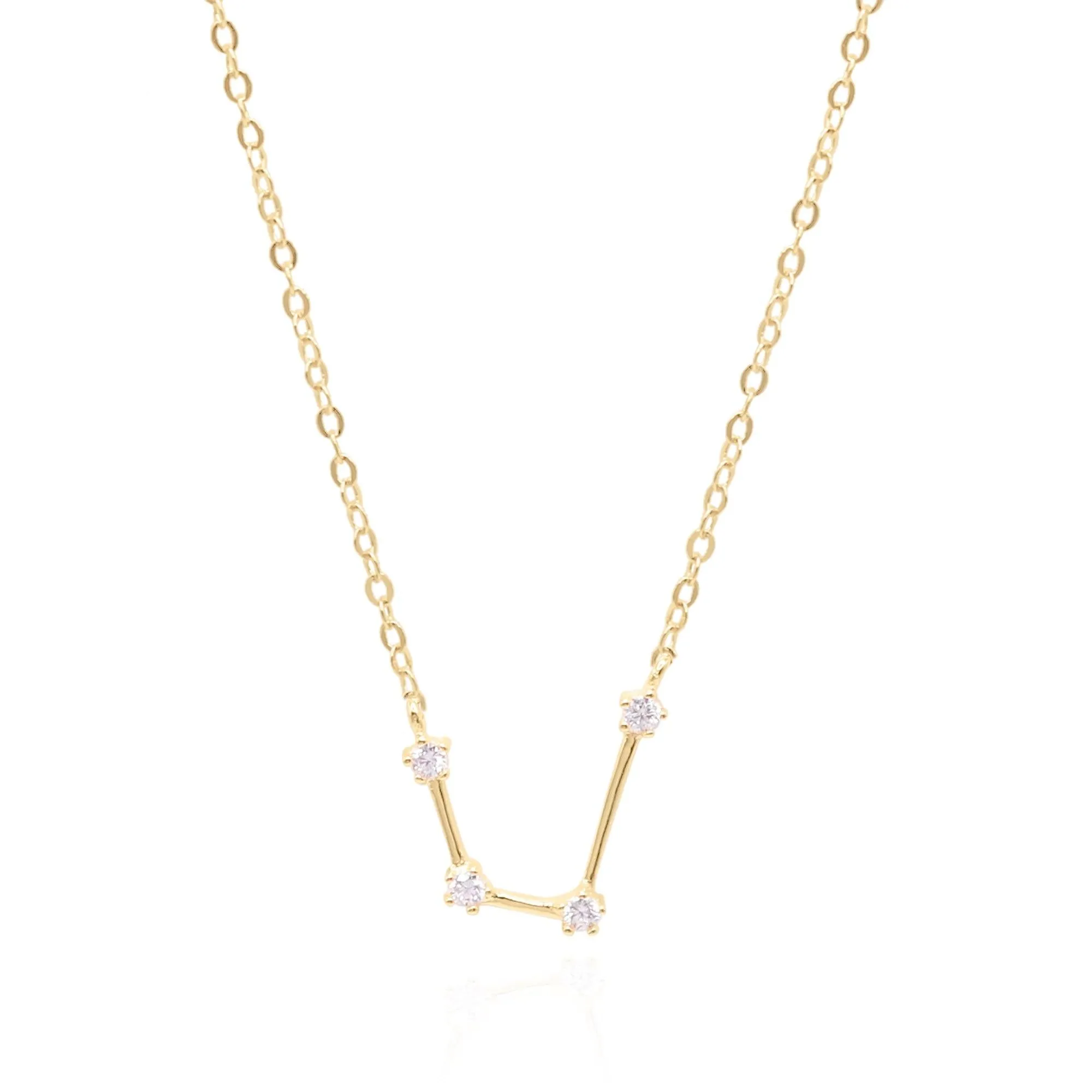 Esphyr Constellation Zodiac Necklace | 18K Gold Plated