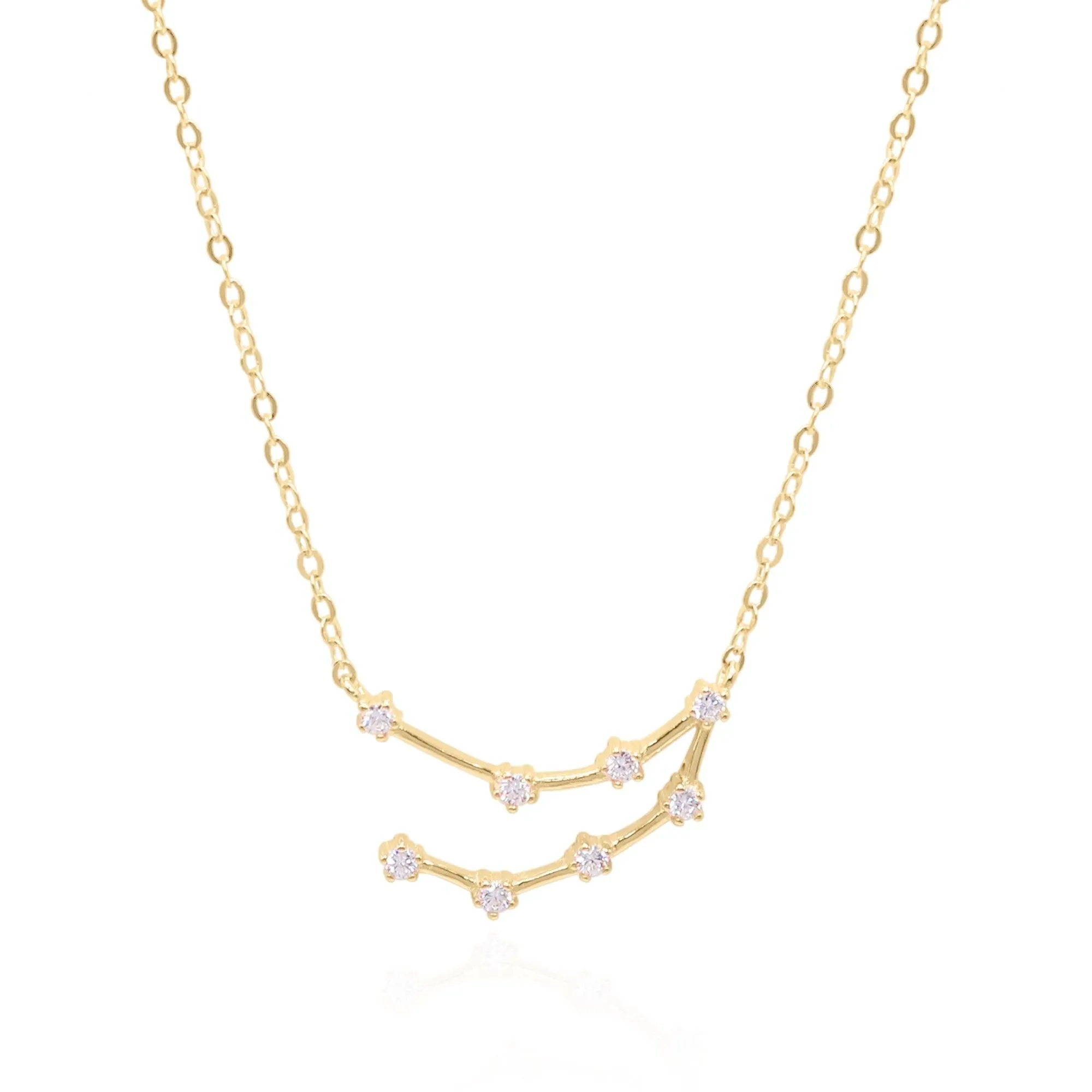 Esphyr Constellation Zodiac Necklace | 18K Gold Plated