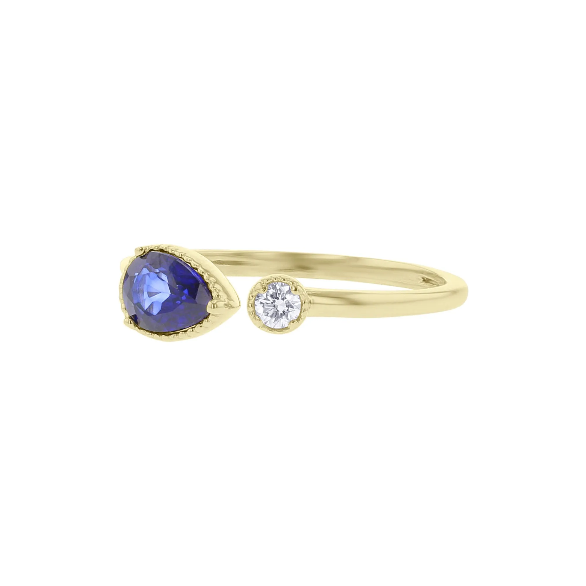 Farah Sapphire and Diamond Ring