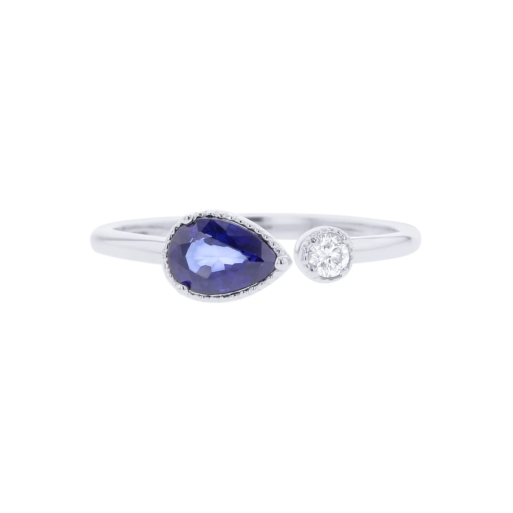 Farah Sapphire and Diamond Ring