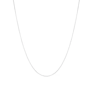 Fine Box Chain Necklace Sterling Silver