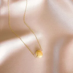 Gold Disc Layering Pendant