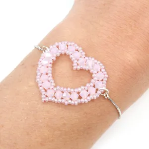 Heart Bracelet Kit Pink