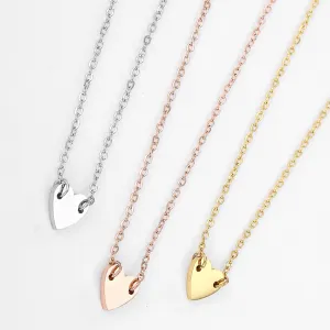 HEART INITIAL NECKLACE