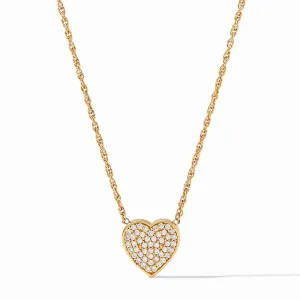 Heart Pave Delicate Necklace