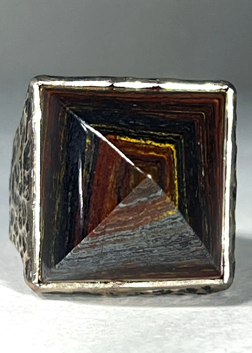 Iron Tiger Eye Ring