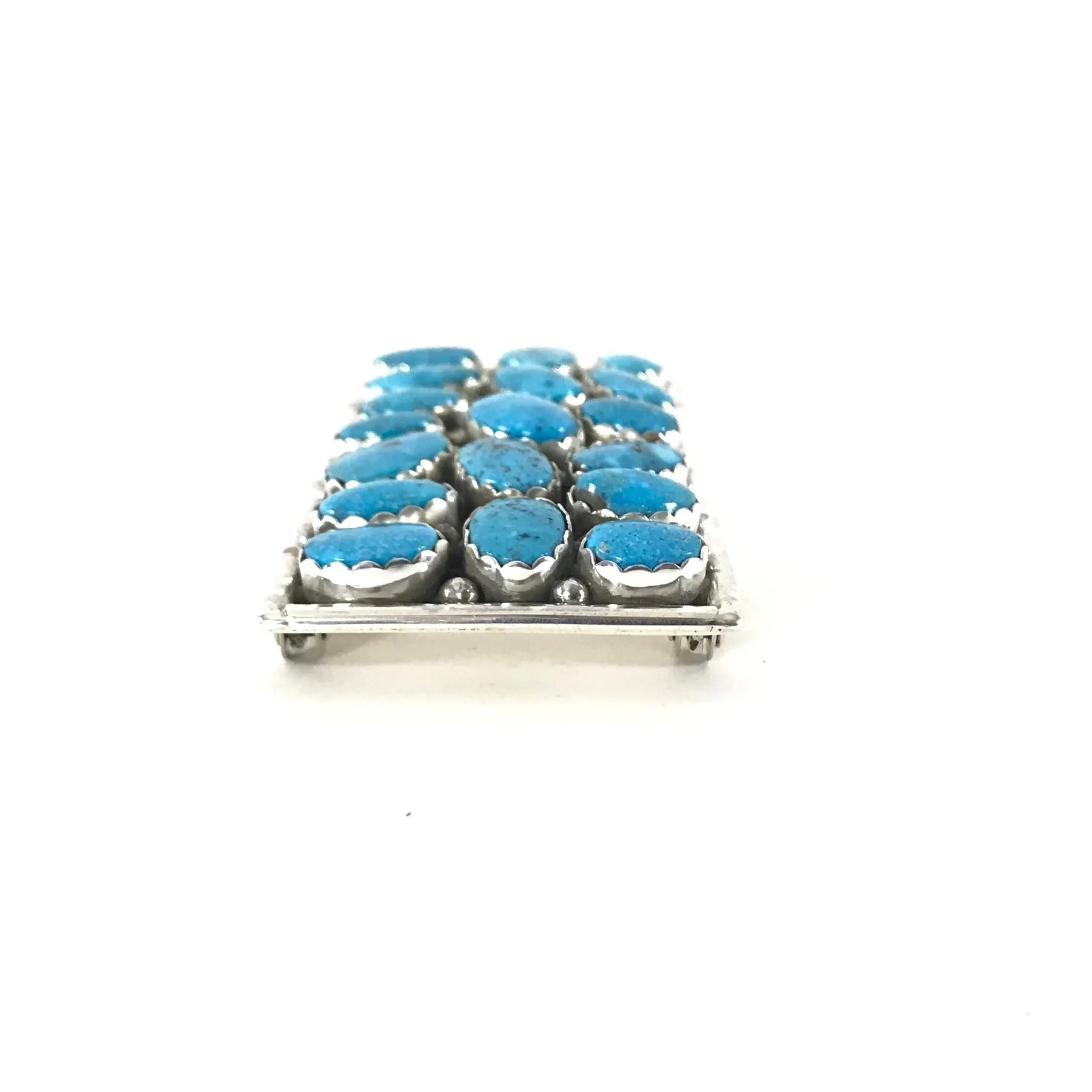 Jason Livingston Turquoise Cobble Buckle