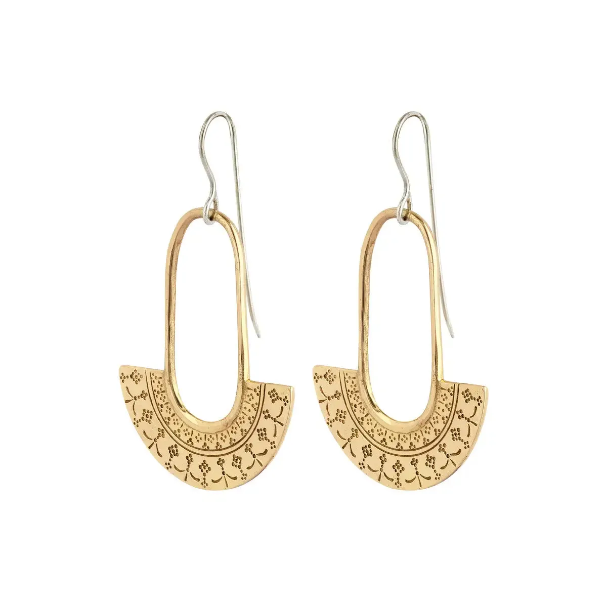 Khani Brass or Silver Earrings