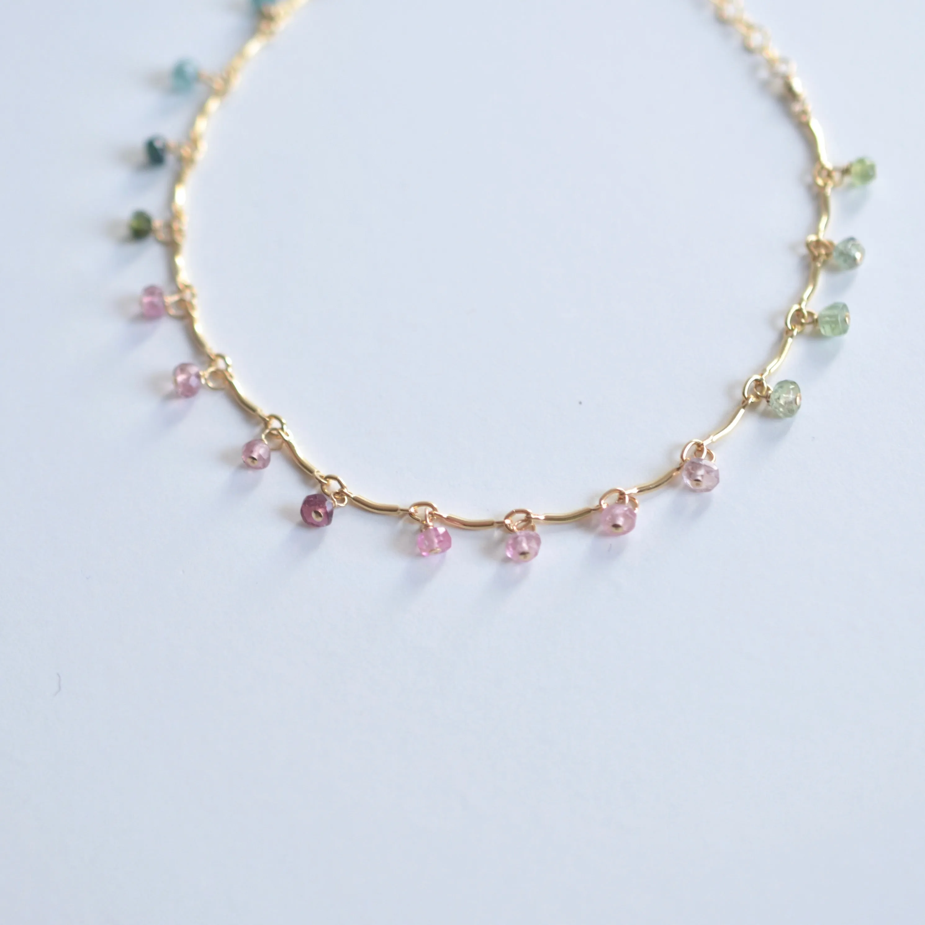 Leticia - Tourmaline, 14k Gold Filled Bracelet