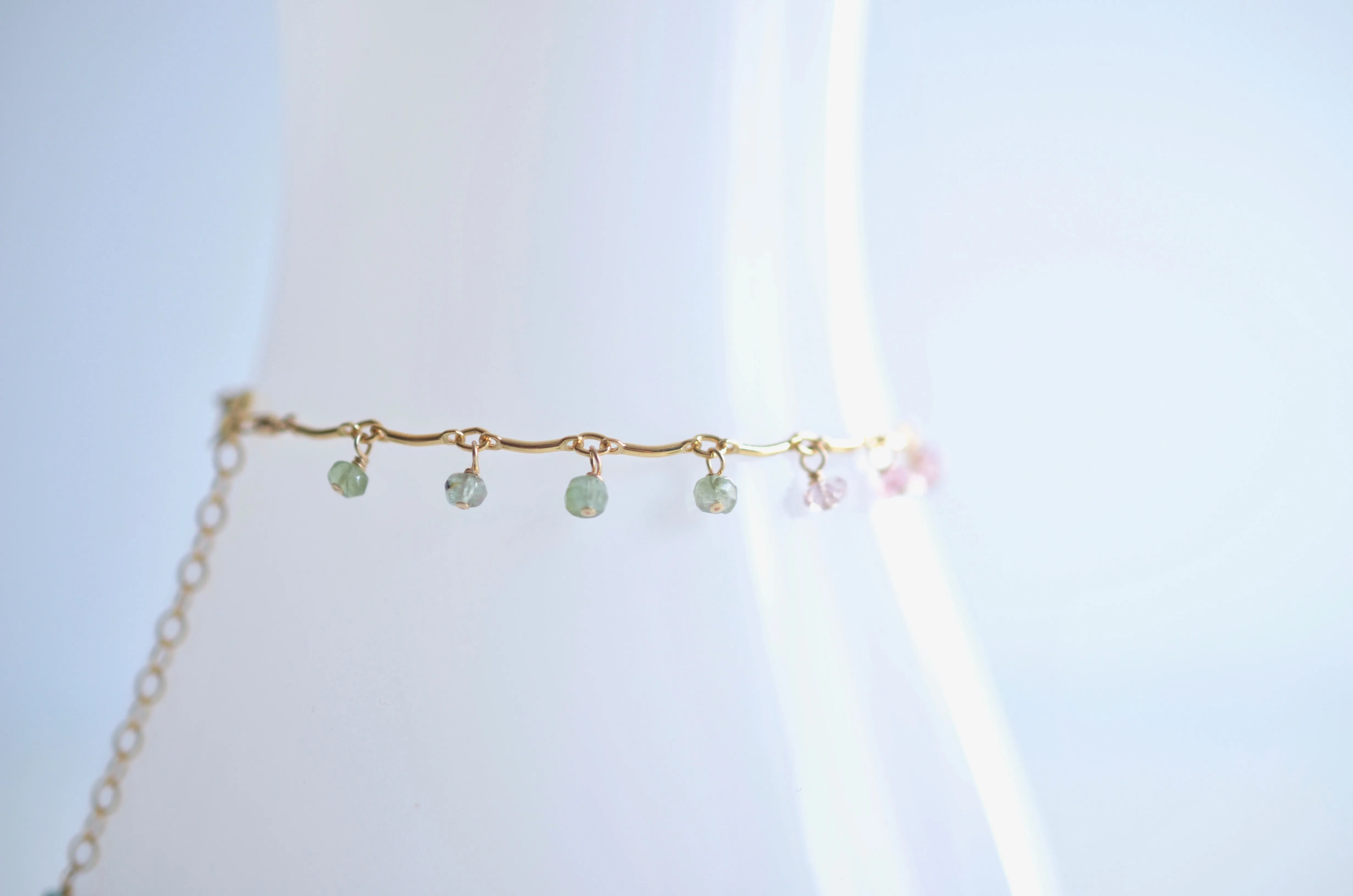 Leticia - Tourmaline, 14k Gold Filled Bracelet