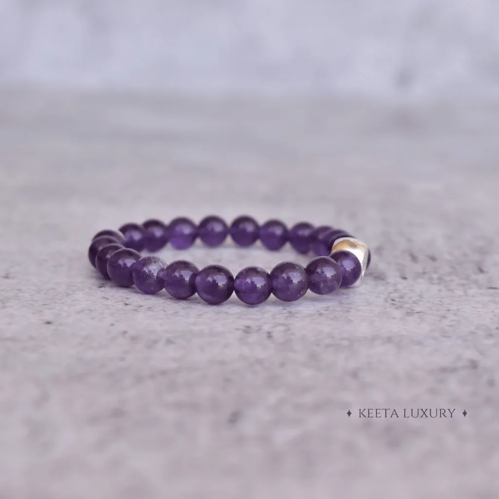 Lotus Bloom - Amethyst Bracelets