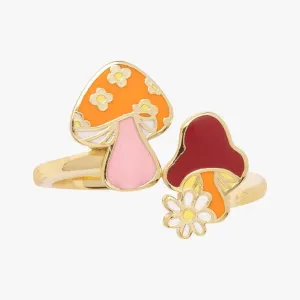 Magic Mushrooms Adjustable Ring