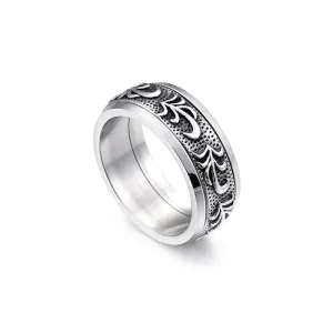 Men's Personalized Titanium Steel Rings - Stylish Jewelry Wholesale for Everyday Wear