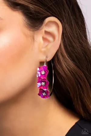 Paparazzi Earring ~ Ethereal Embellishment - Pink