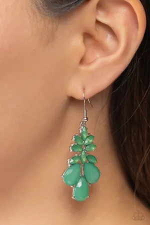 Paparazzi Earring ~ Fashionista Fiesta - Green