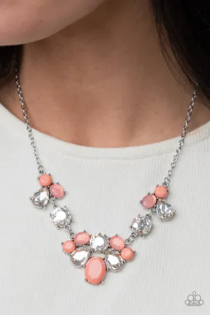 Paparazzi Ethereal Romance - Orange Necklace