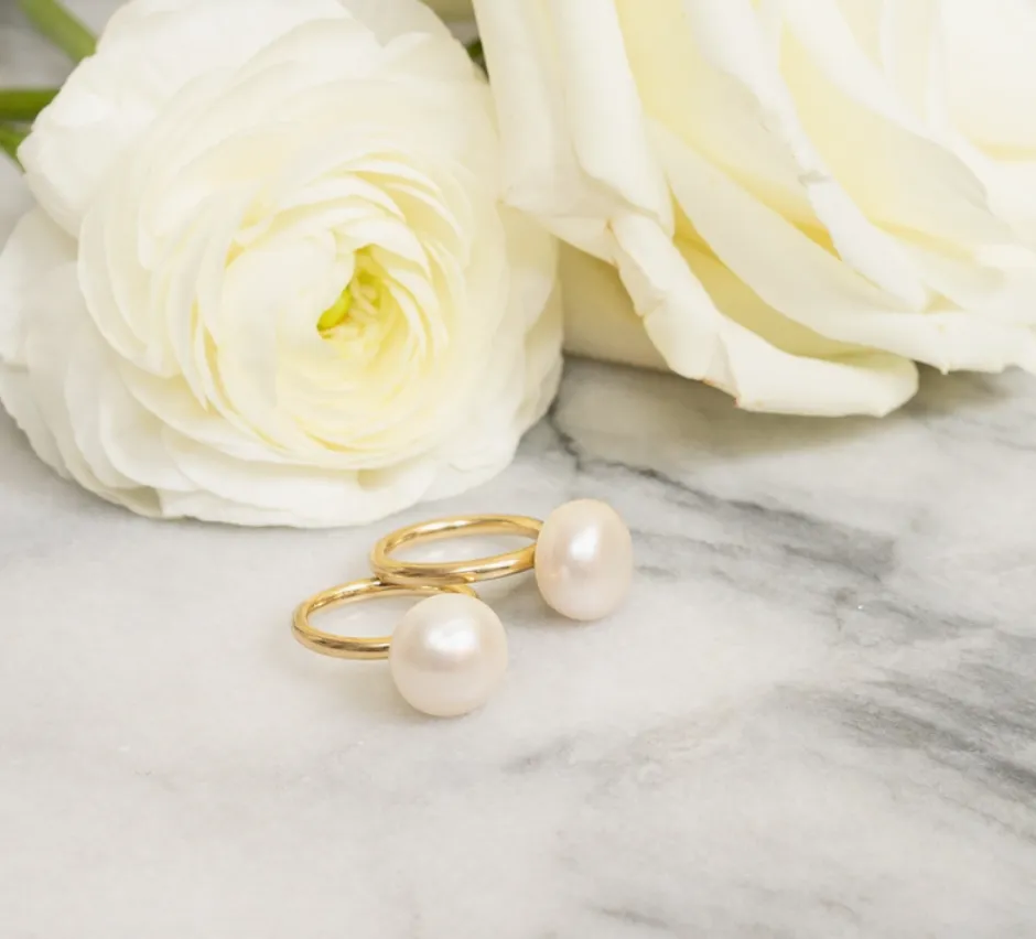 Pearl Lollipop Ring