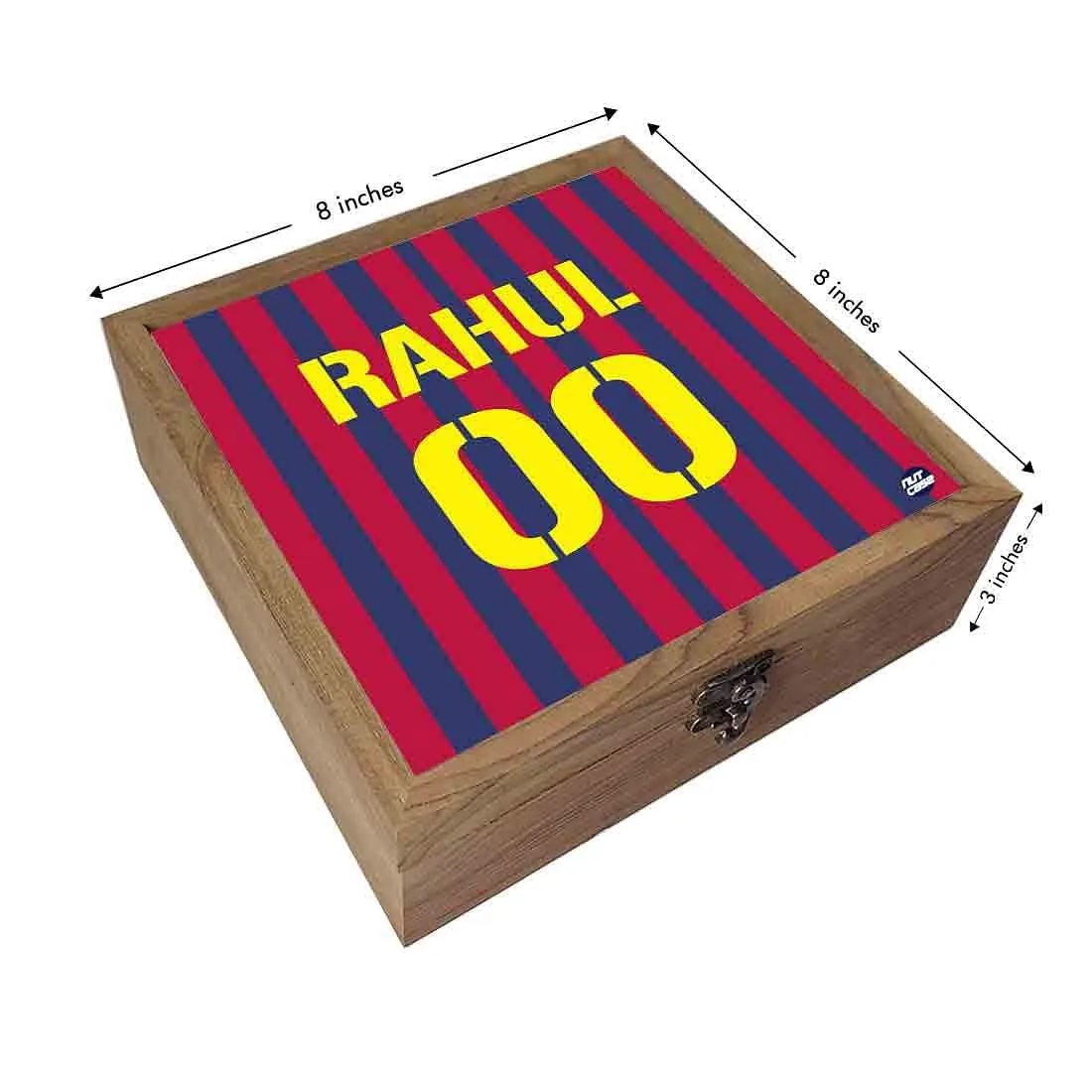 Personalized Jewellery Box Online for Boys - Barcelona Jersey