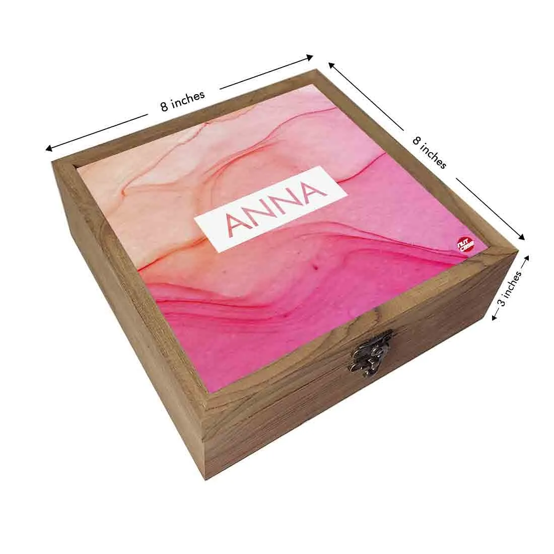 Personalized Jewellery Holder Box for Women - Watercolor