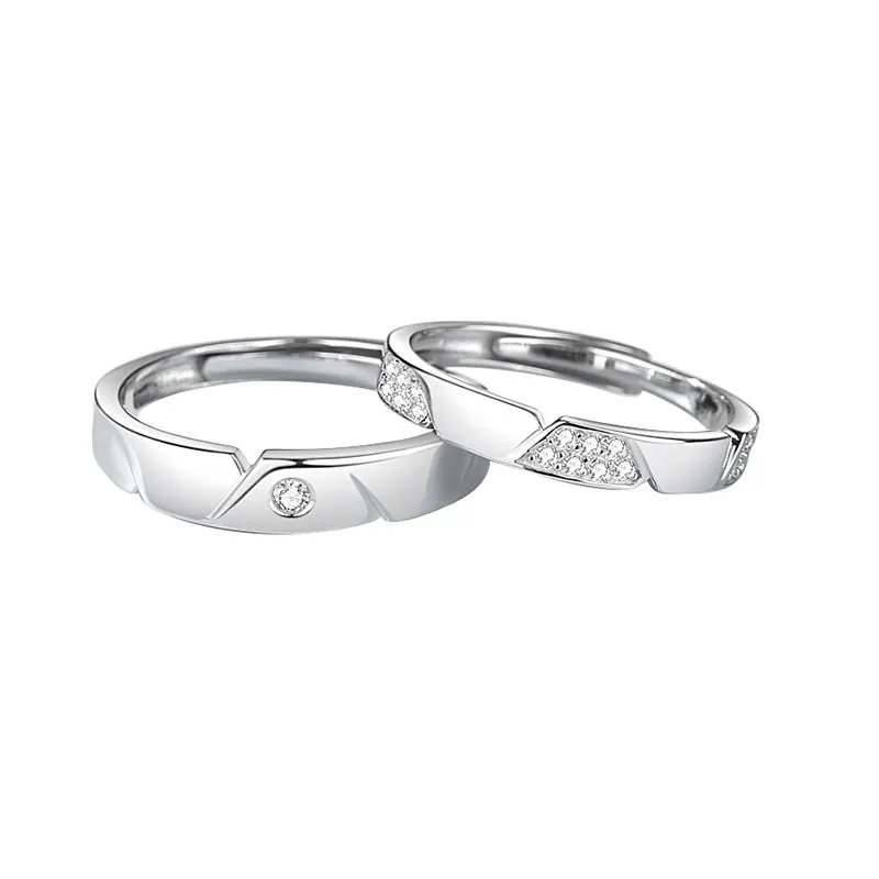 Personalized Matching Rings Set for Men and Women