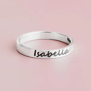 Personalized Name Ring Band