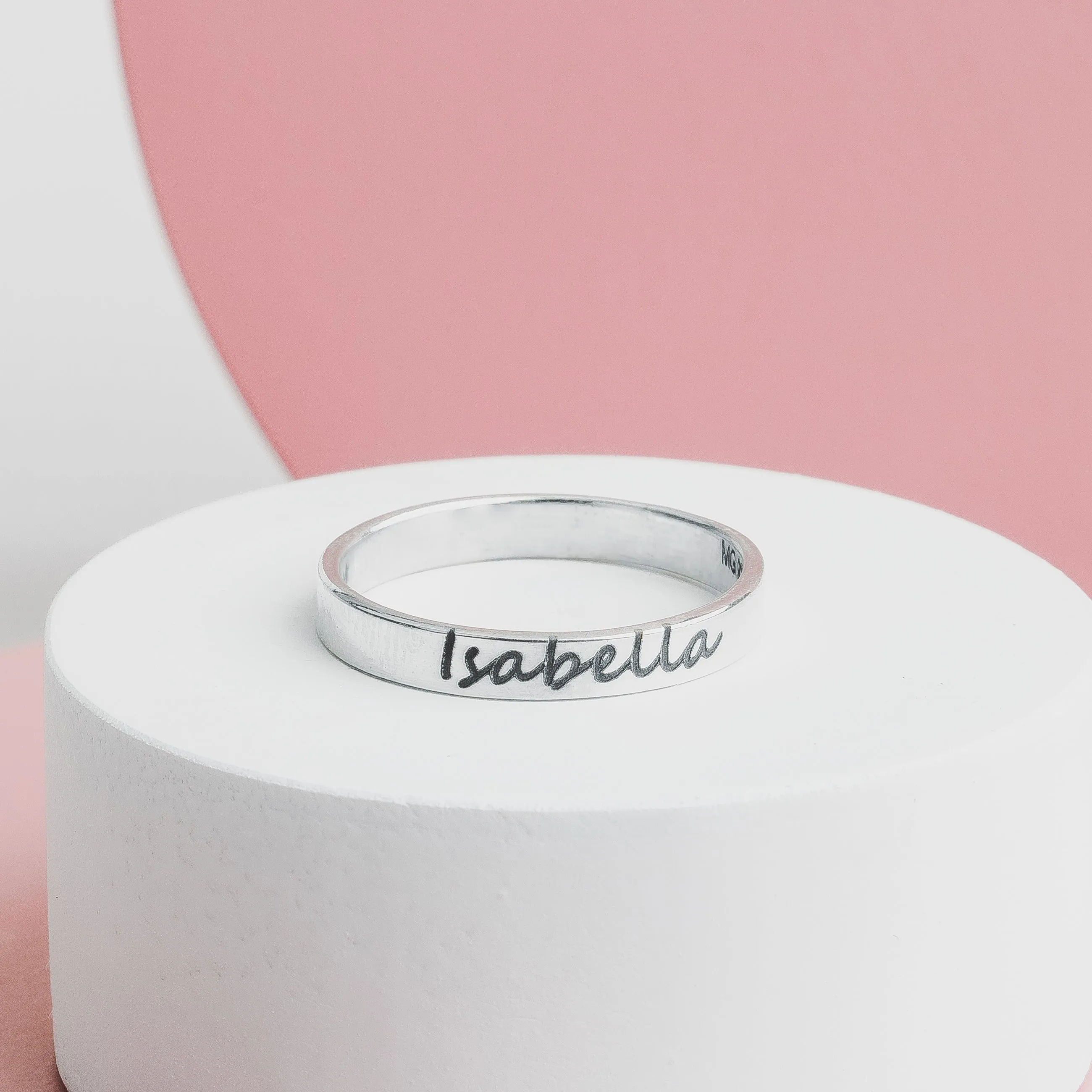 Personalized Name Ring Band