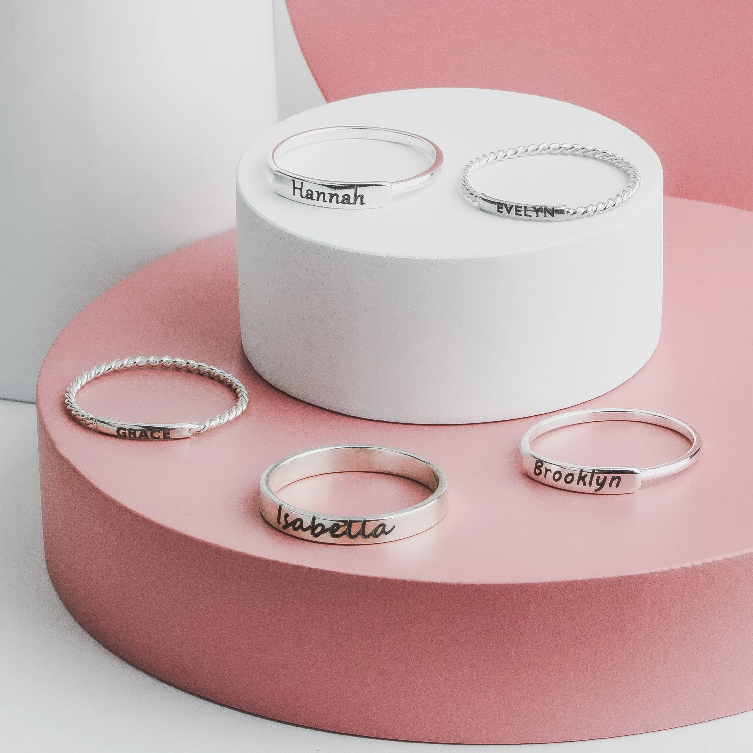 Personalized Name Ring Band