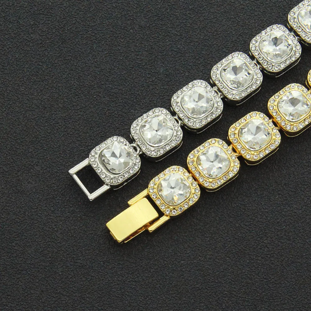 "Square Diamond Cuban" Necklaces