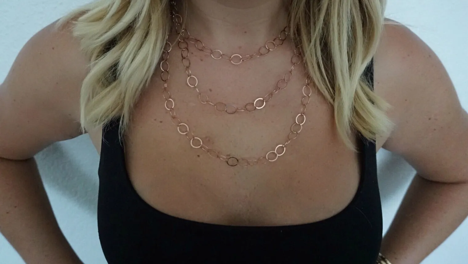 Rose Gold Link Chain Necklaces (Available in All Lengths)