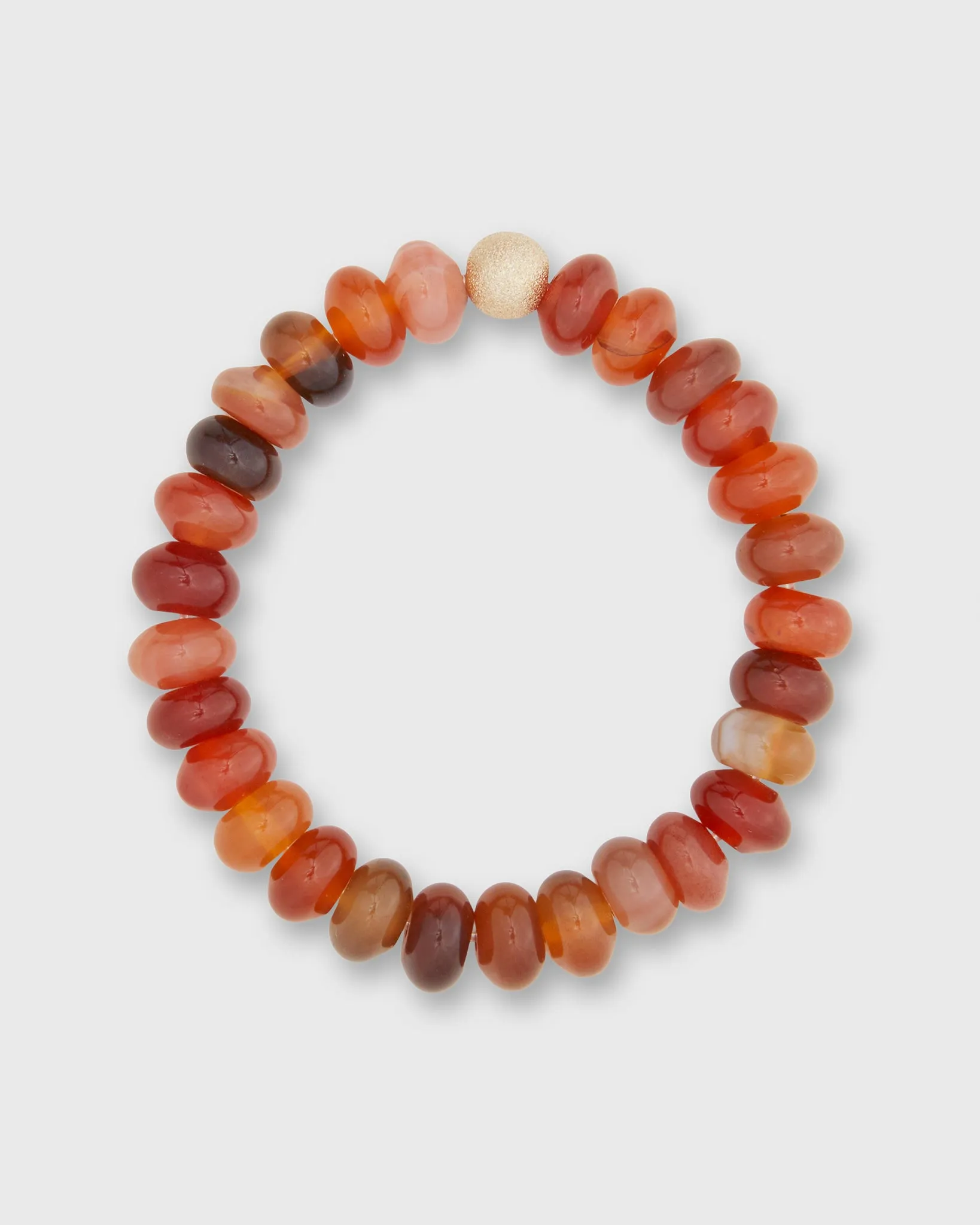 Semi Precious Beaded Bracelet in Vulcano